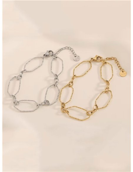 Pulsera cadena de eslabón ovalado