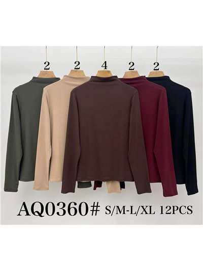 Camiseta básica cuello perkins 2