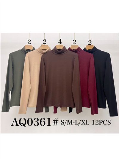 Camiseta básica cuello vuelto 2