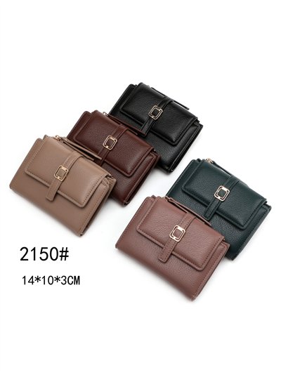 Monedero con hebilla frontal