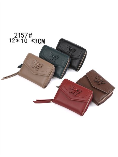 Monedero mariposa con solapa