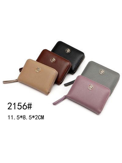 Monedero trébol con cremallera