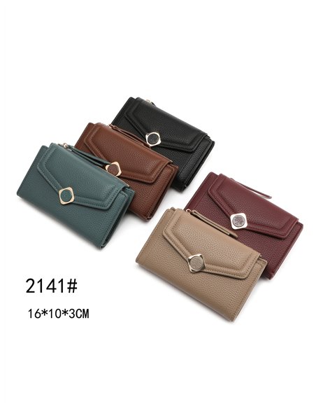 Cartera billetero mediana solapa árbol de la vida