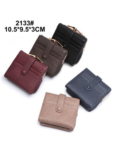 Monedero tarjetero con boquilla