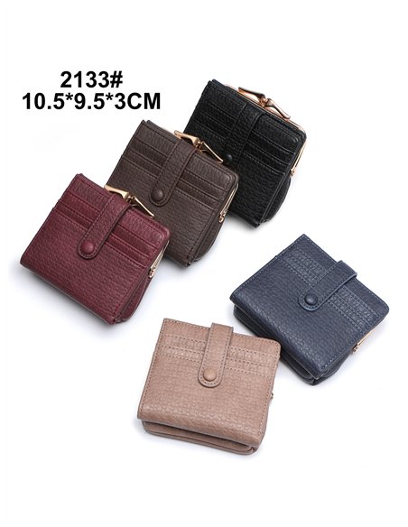 Monedero tarjetero con boquilla