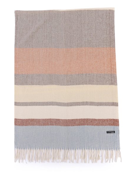 Bufanda rayas con flecos