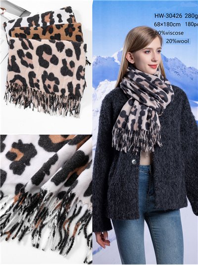 Bufanda soft estampado leopardo 2