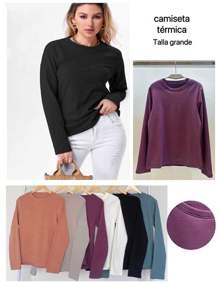 Camiseta térmica talla grande