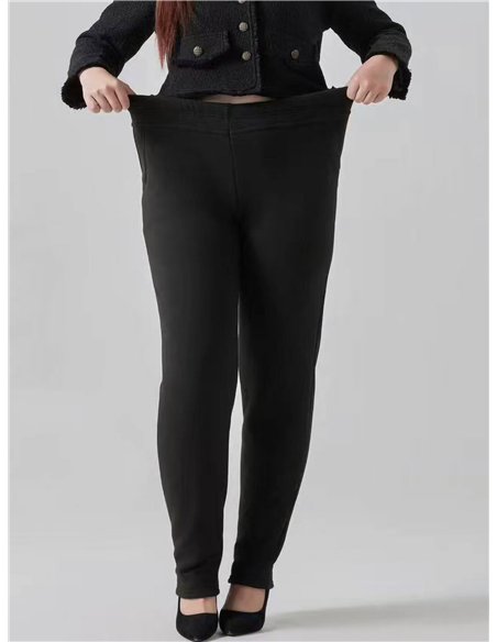 Pantalón térmico forro borreguito talla grande