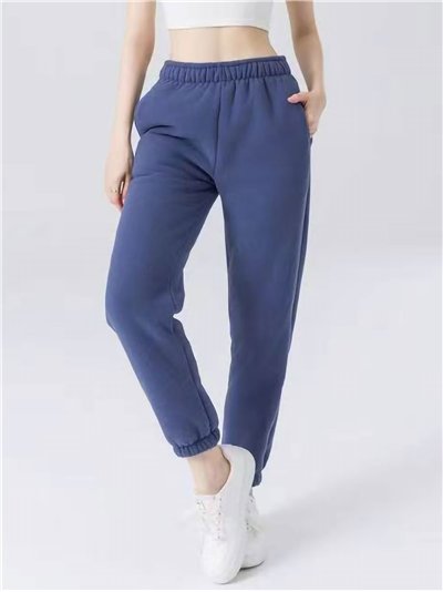 Pantalón jogger polar forro borreguito