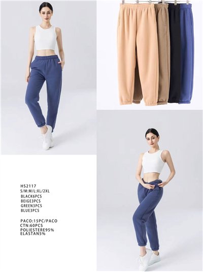 Pantalón jogger polar forro borreguito 2