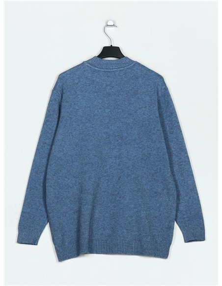 Jersey soft cálido amplio cuello perkins