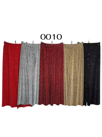 Pantalón palazzo fiesta gillter talla grande