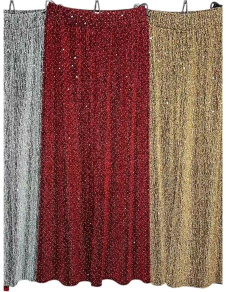 Pantalón palazzo fiesta gillter talla grande