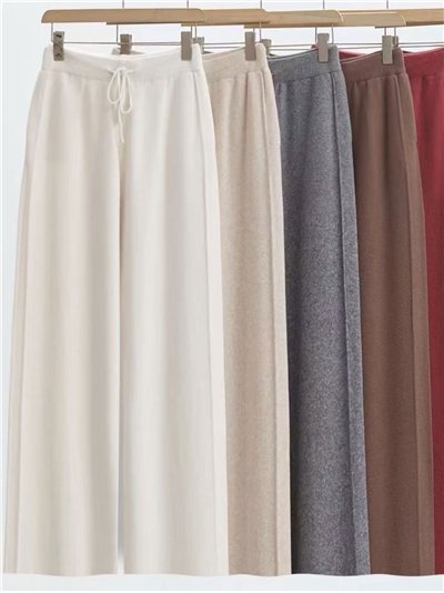 Pantalón recto punto soft