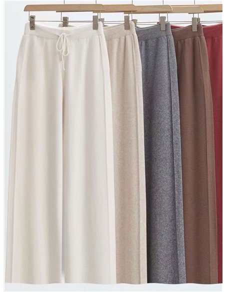 Pantalón recto punto soft