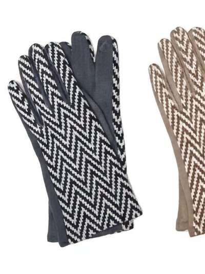 Guantes zigzag palma efecto ante 2