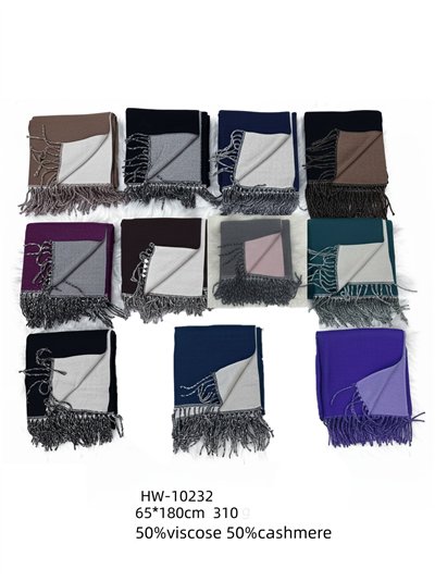 Bufanda reversible flecos 2