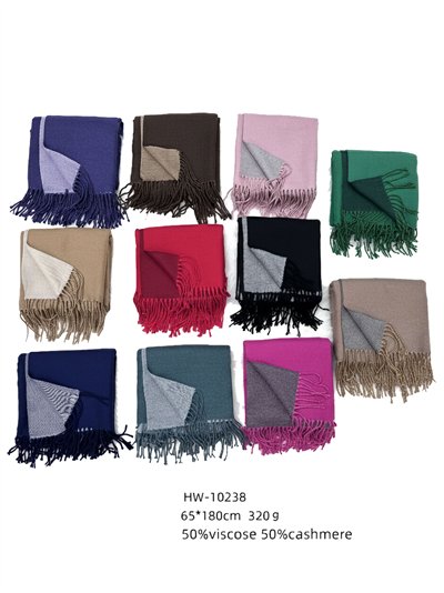 Bufanda reversible flecos 2