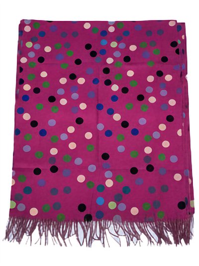 Shimmer polka dot scarf