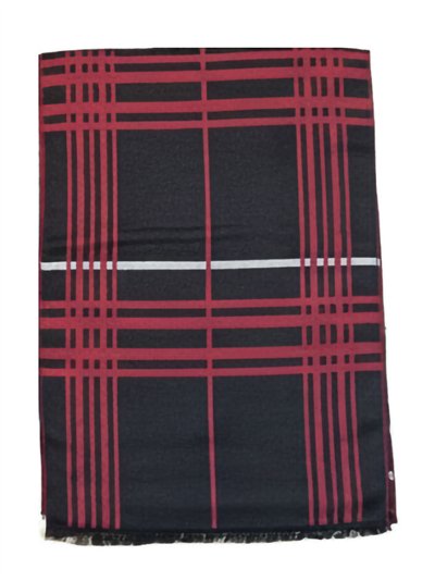 Bufanda hombre cuadros cruzados