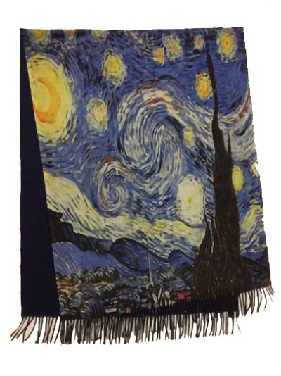 Bufanda cuadro la noche estrellada
