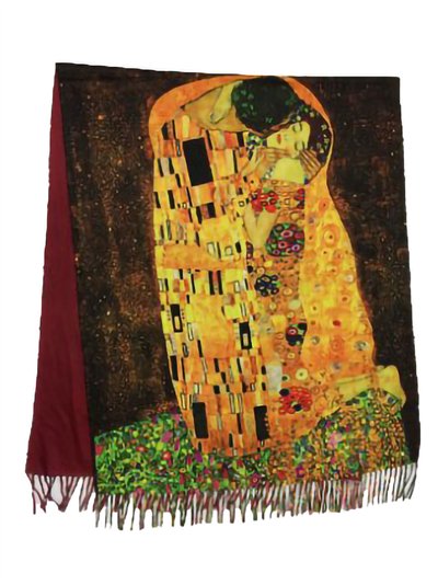 Bufanda cuadro el beso dorado