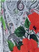 Bufanda flores hibisco y paisley