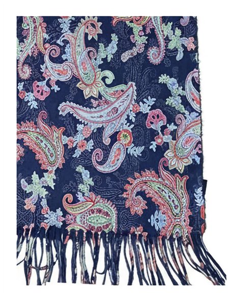Bufanda paisley cachemir multicolor