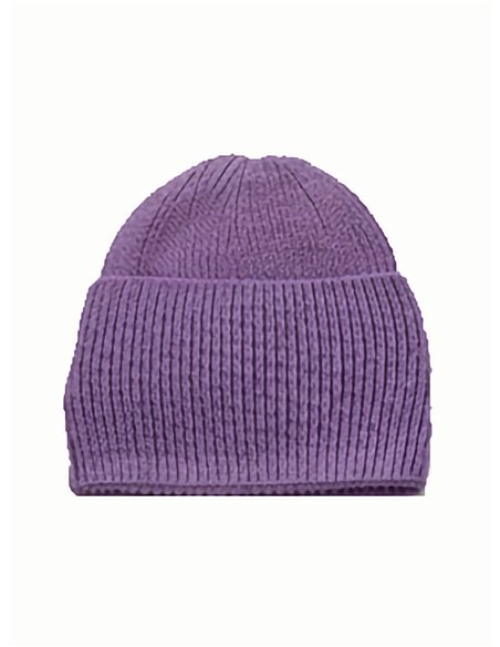 Gorro de punto liso forro suave