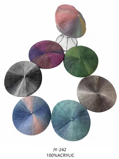 Boina de punto jaspeada 2