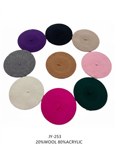 Boina punto efecto lana 2