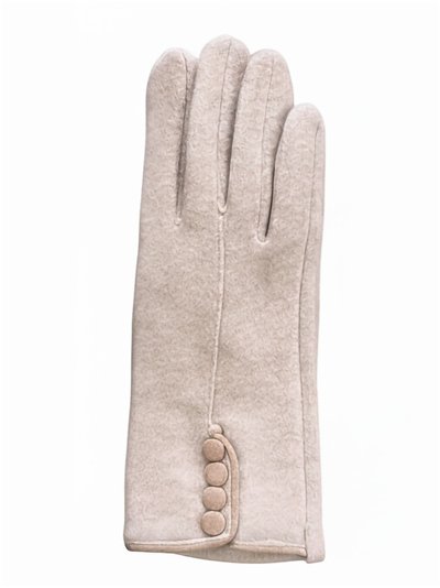 Guantes paño con cuatro botones decorativos 2