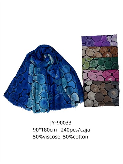 Pañuelo círculos concéntricos degradados 2