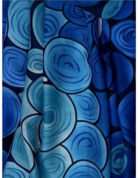 Pañuelo círculos concéntricos degradados