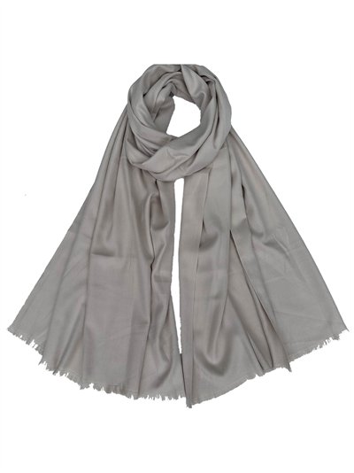 Bufanda lisa desflecada