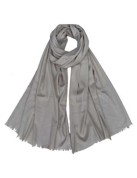 Bufanda lisa desflecada