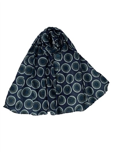 Pañuelo círculos metalizados