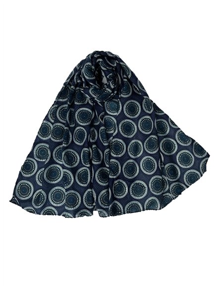 Pañuelo círculos metalizados