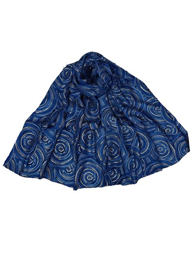 Pañuelo círculos metalizados