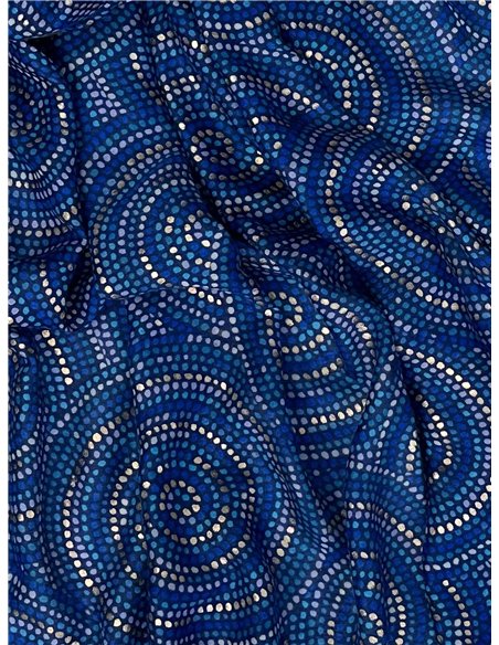 Pañuelo círculos metalizados