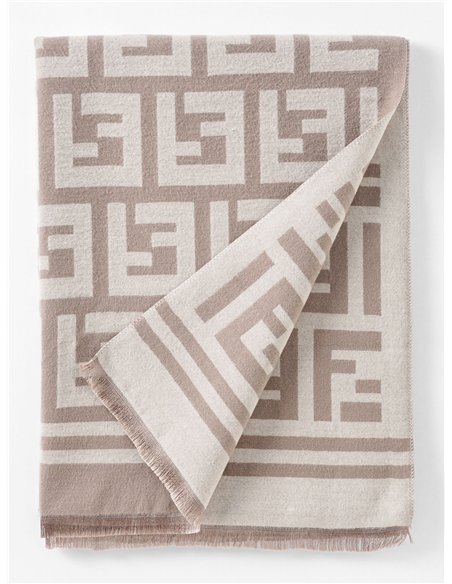 Bufanda jacquard geométrica