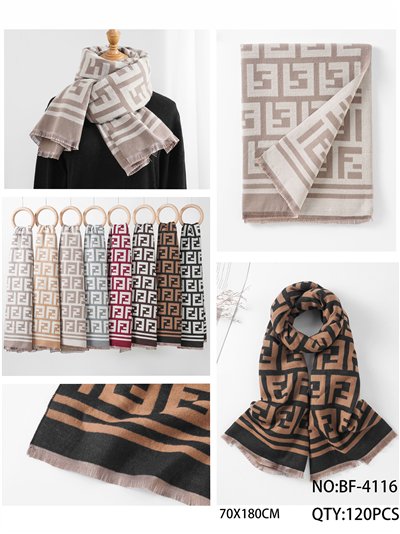 Bufanda jacquard geométrica 2