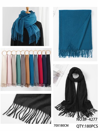 Bufanda soft glitter flecos 2