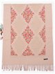 Bufanda bordada con flecos