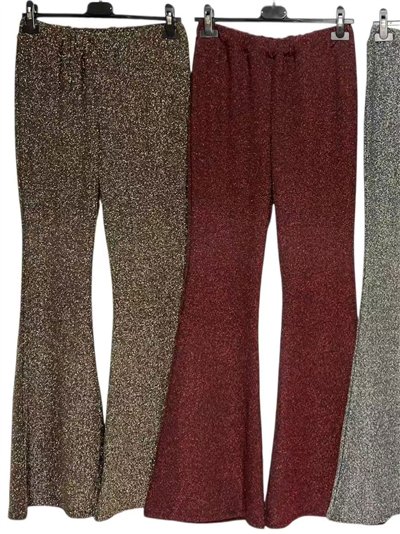 Pantalón fiesta lurex acampanado 2