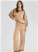 Co-ord Contrast knit sweater & trousers