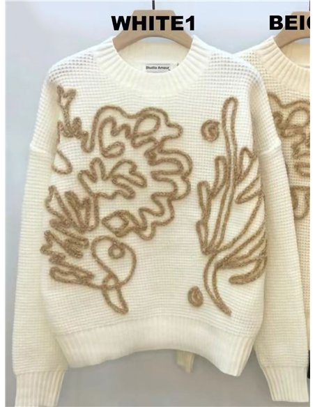 Jersey abstracto en relieve