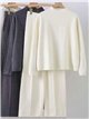 Conjunto Jersey básico cuello perkins + Pantalón