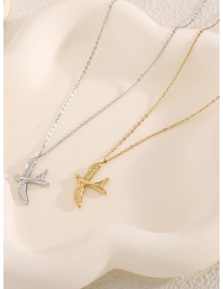 Collana pendente rondine